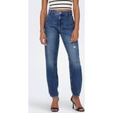 Orange - Women Jeans Only Carrot Ank Noos High Waisted Jeans