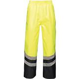 Orange Work Pants Regatta Unisex Hi Vis Pro Reflective Work Over Trousers Yellow/Navy