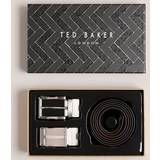 Ted Baker Clothing Ted Baker NEWBEY Black Leather Belt In Box
