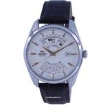 Orient Unisex Wrist Watches Orient Multi Year Calendar White Leather Automatic RA-BA0005S10B