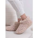 Slippers & Sandals Totes Faux Fur Slipper Boots, Oat