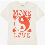 Molo Girls Sea Shell Kids Love Short-sleeve Organic-cotton T-shirt 4-12 Years Years