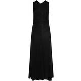 Long Dresses - Slim Bottega Veneta Viscose Long Dress Black