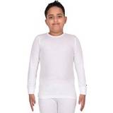 White Base Layer Children's Clothing Kids Thermal Underwear Set Long Sleeve White