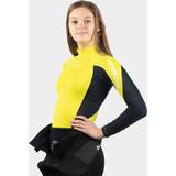 Yellow Wetsuit Parts Gul UV Protect Flatlock Junior Rashguard