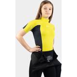 Yellow Wetsuit Parts Gul UV PROTECT Flatlock Junior Rash Vest