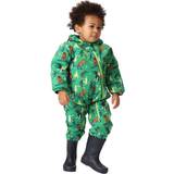 Pockets Snowsuits Children's Clothing Dare2B 'Bambino II' 5,000 Waterproof Ski Snowsuit Green 18-24