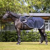 LeMieux Horse Rugs LeMieux Arika Horse Exercise Sheet in Navy Waterproof Equestrian Rug with Classic Cut, Reflective Panels, Rear Soft Cord and Filet Strap
