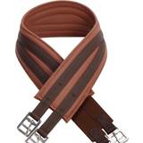 Pony Girths Fouganza Horse And Pony Riding Synthetic Girth Brown Sepia