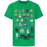Green T-shirts Minecraft Boys Sprites T-Shirt Green