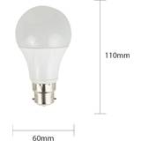 LED Lamps on sale ValueLights 8 Pack B22 White Thermal Plastic GLS LED 10W Cool White 6500K 800lm Bulb One Size