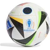 5 Footballs adidas EURO24 Pro Football - White/Black/Glow Blue