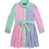 Stripes Dresses Children's Clothing Polo Ralph Lauren Kids' Stripe Cotton Shirt Dress, Multi