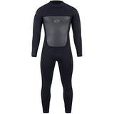 Osprey Water Sport Clothes Osprey 5/4mm Mens Back Zip Wetsuit 2021 Black-Extra