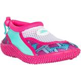 Beach Shoes Children's Shoes Trespass Squidette Aqua Shoes Pink