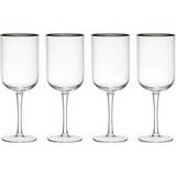 White Wine Glasses Mikasa Sorrento Ridged Crystal White Wine Glass 40cl 4pcs