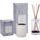 Purple Scented Candles Bramble Bay 2pc Crystal Infusions & Diffuser Set Scented Candle