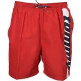 Tommy Hilfiger Swimwear Tommy Hilfiger Block Logo Boys Swim Shorts, Red Age 12-14