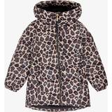 Leopard Jackets Barbour International Jaguar/black Kids Leopard-print Quilted Shell Hooded Jacket 6-15 Years