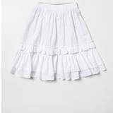 Grey Skirts MM6 Maison Margiela Girls Cotton Skirt White 12Y
