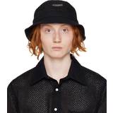 Women Hats on sale Jacquemus Black 'Le Bob Gadjo' Bucket Hat 990 Black