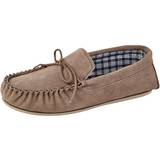 Moccasins Mokkers BRUCE Mens Moccasin Slippers Taupe: