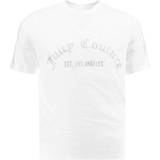 Juicy Couture T-shirts & Tank Tops Juicy Couture Womens White Arched Diamante Noah T-Shirt