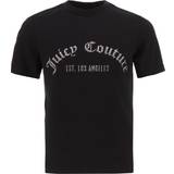 Juicy Couture T-shirts & Tank Tops Juicy Couture Womens Black Arched Diamante Noah T-Shirt
