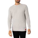 Superdry Clothing Superdry Textured Crew Knit Jumper