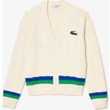Lacoste Cardigans Lacoste Embroidered Logo Buttoned Cardigan