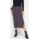 Purple Skirts LTS Tall Midi Knitted Skirt Purple 14-16