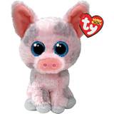 Pigs Soft Toys TY Beanie Boos Hambo the Delicate Pig 15cm