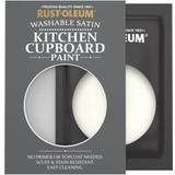 Cheap Rust-Oleum White Paint Rust-Oleum Kitchen Cupboard Paint, Satin Finish PORCELAIN White