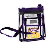 Transparent Duffle Bags & Sport Bags Logo Brands 162-66P Louisiana State University Gameday Clear Crossbody