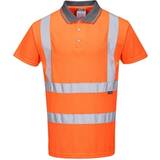 Men - Orange Clothing Portwest Hi-Vis Short Sleeved Polo RIS Orange
