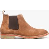 Roamers Mens Suede Leather Desert Chelsea Ankle Boots