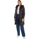 Coats on sale Calvin Klein Down Knee Length Quilted Coat, Ck Black