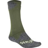 Waterproof Socks Sealskinz Raynham Waterproof All Weather Mid Length Sock Olive/Grey Marl Unisex SOCK