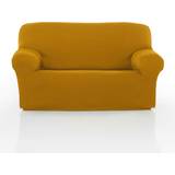 Loose Covers Homescapes Mustard Two 'Iris' Loose Sofa Cover Yellow