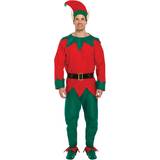 Henbrandt Elf Costume Christmas Green/Black/Red One