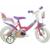 Purple Kids' Bikes Dino Club 12 Tum Lila/Rosa Barncykel