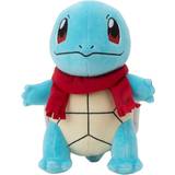 Pokémon Soft Toys Pokémon 8" Plush Holiday Squirtle With Red Scarf