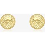 Earrings 9ct Yellow Gold 8mm Diamond Cut Dome Stud Earrings 1.55.6979
