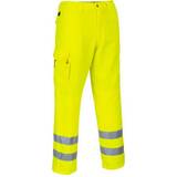 XXL Work Pants Portwest Yellow, Medium Hi-Vis Combat Trousers