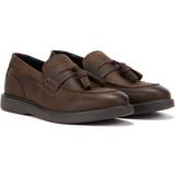 Brown Loafers Hudson Cato Loafer Crazy Leather Men's Brown Loafers