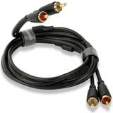 QED Connect Phono to Phono Cable - 0.75 Metre