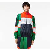 Lacoste Men Outerwear Lacoste Mixed Material Colourblock Sportsuit Jacket Green White