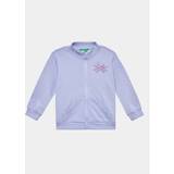 Cotton Jackets United Colors of Benetton Sweatshirt 3J70G5020 Violett Regular Fit