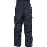 Polyurethane Outerwear Trousers Trespass Kid's Insulated Salopettes Marvelous - Black