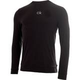 Calvin Klein Base Layers Calvin Klein BASELAYER WITH CK CHEST PRINT Black